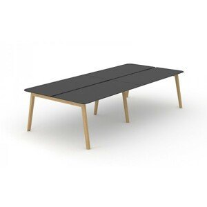 NARBUTAS - Štvormiestny pracovný stôl NOVA WOOD HPL 320x164 cm