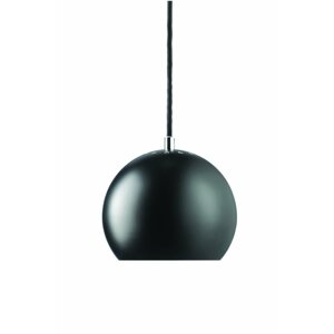 FRANDSEN - Závesná lampa Ball, 18 cm, matná čierna/biela