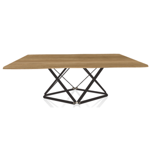 BONTEMPI - Drevený stôl DELTA, 200/250x106 cm
