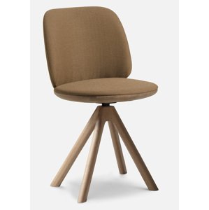 CANTARUTTI - Otočná stolička PALMO - s dreveným podstavcom